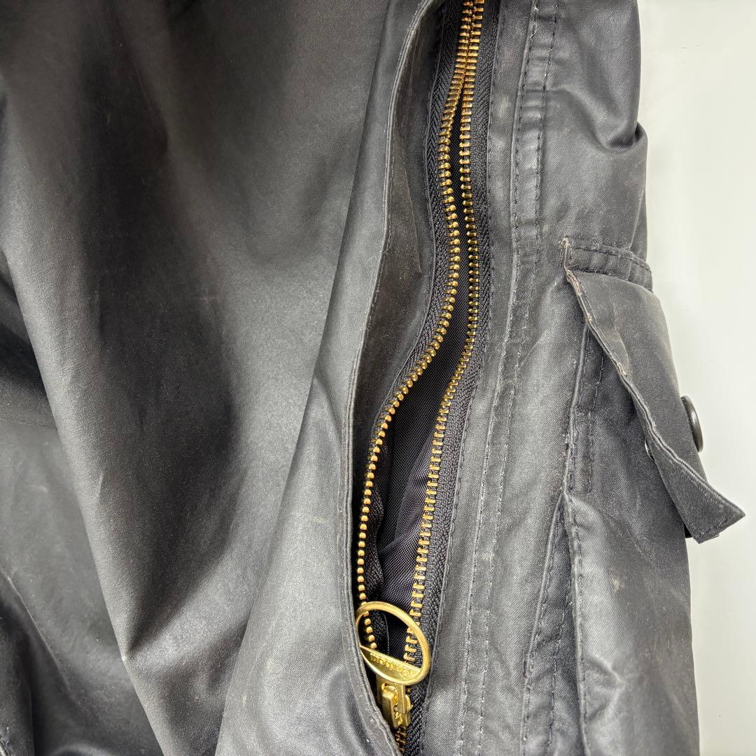Barbour バブアー ビューフォート 36 ブラック 英国製 フード付き