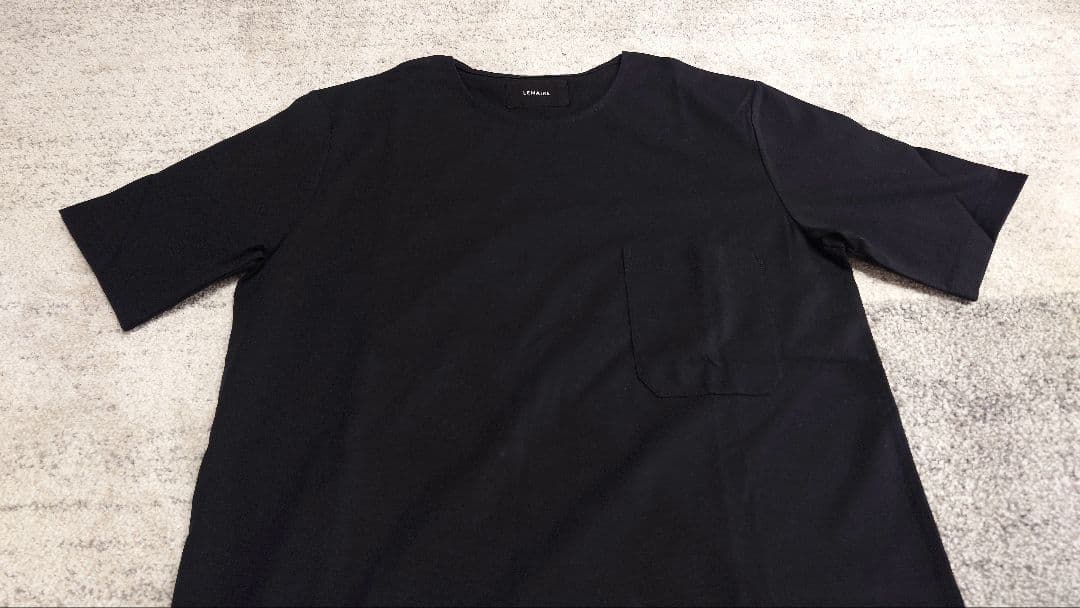 N*D様 LEMAIRE　ルメール　Tシャツ ブラック　Mサイズ ポケット付