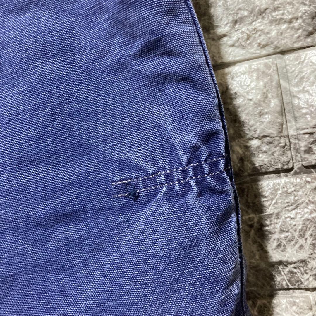 CARHARTT ダックベスト 紺 M フェード カーハート USA製 腰ゴム
