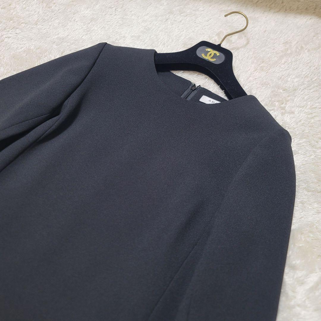 美品✨ADORE アドーア ボンディングワンピース ブラック フレア
