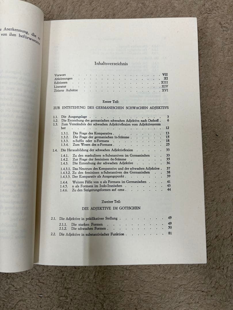 洋書 Studium zum Adjektiv im Gotischen
