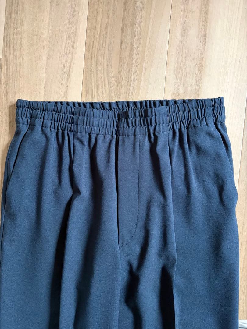 UNIQLO C 25SS 感動ジャケット タックパンツ セットアップ ネイビー