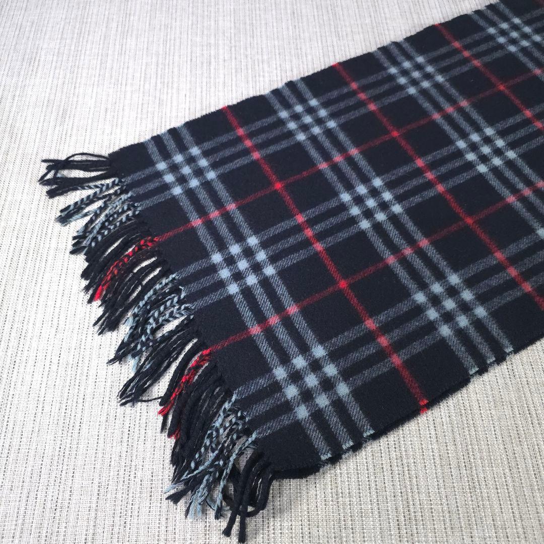 極美品　Burberry's　バーバリー　ノバチェック　カシミヤ　マフラー