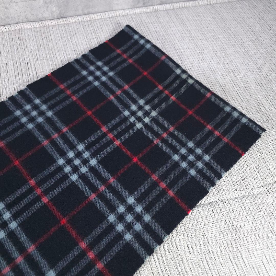 極美品　Burberry's　バーバリー　ノバチェック　カシミヤ　マフラー