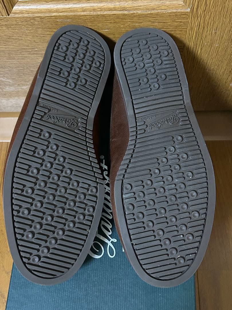 Paraboot Recif/Marine ブラウン モカシン 8.5