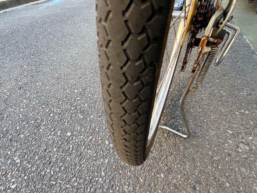 明*菜様 美品中古6段変速自転車⭐︎LEDオートライト⭐︎大型籐風カゴ⭐︎ブルー