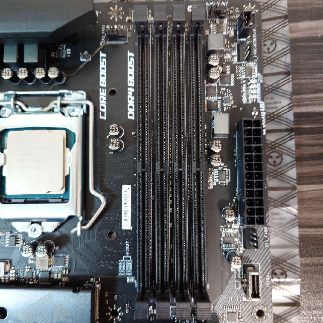intel Core i7-8700 H370 CPU マザーボード セット