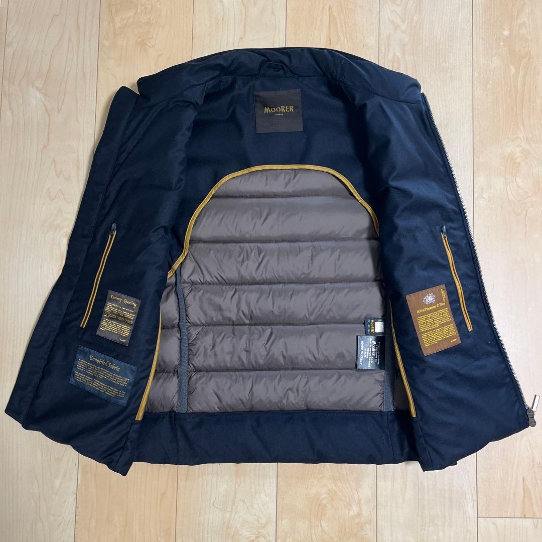 MOORER OLIVER-L LoroPiana社製ウールカシミアダウンベスト