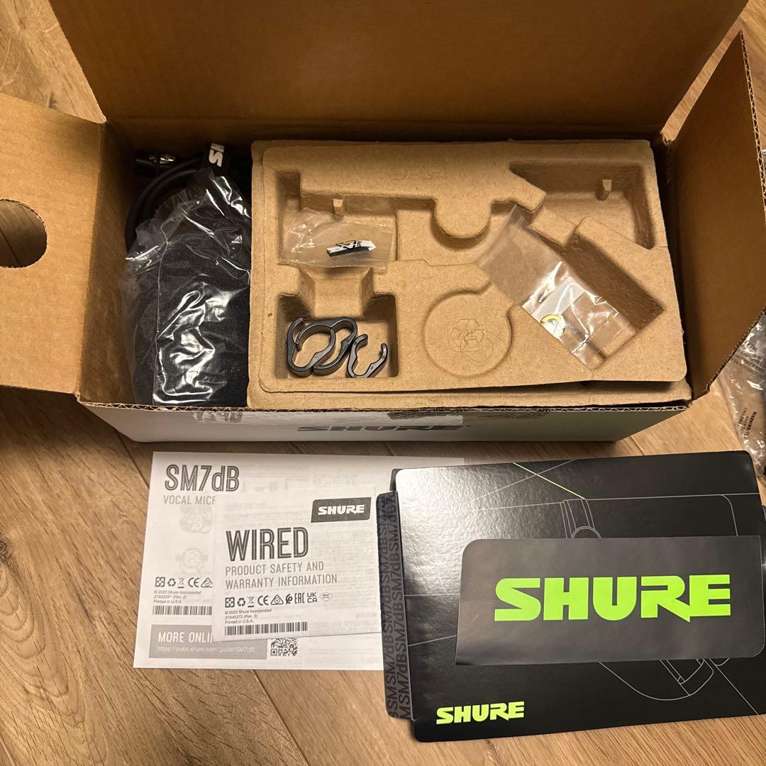 SHURE SM7dB ダイナミックマイク 卓上スタンドセット配信/実況