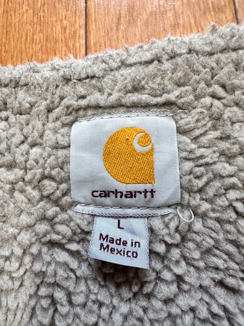 サイズL ビンテージ カーハート メキシコ製 ボアベスト V26DKB