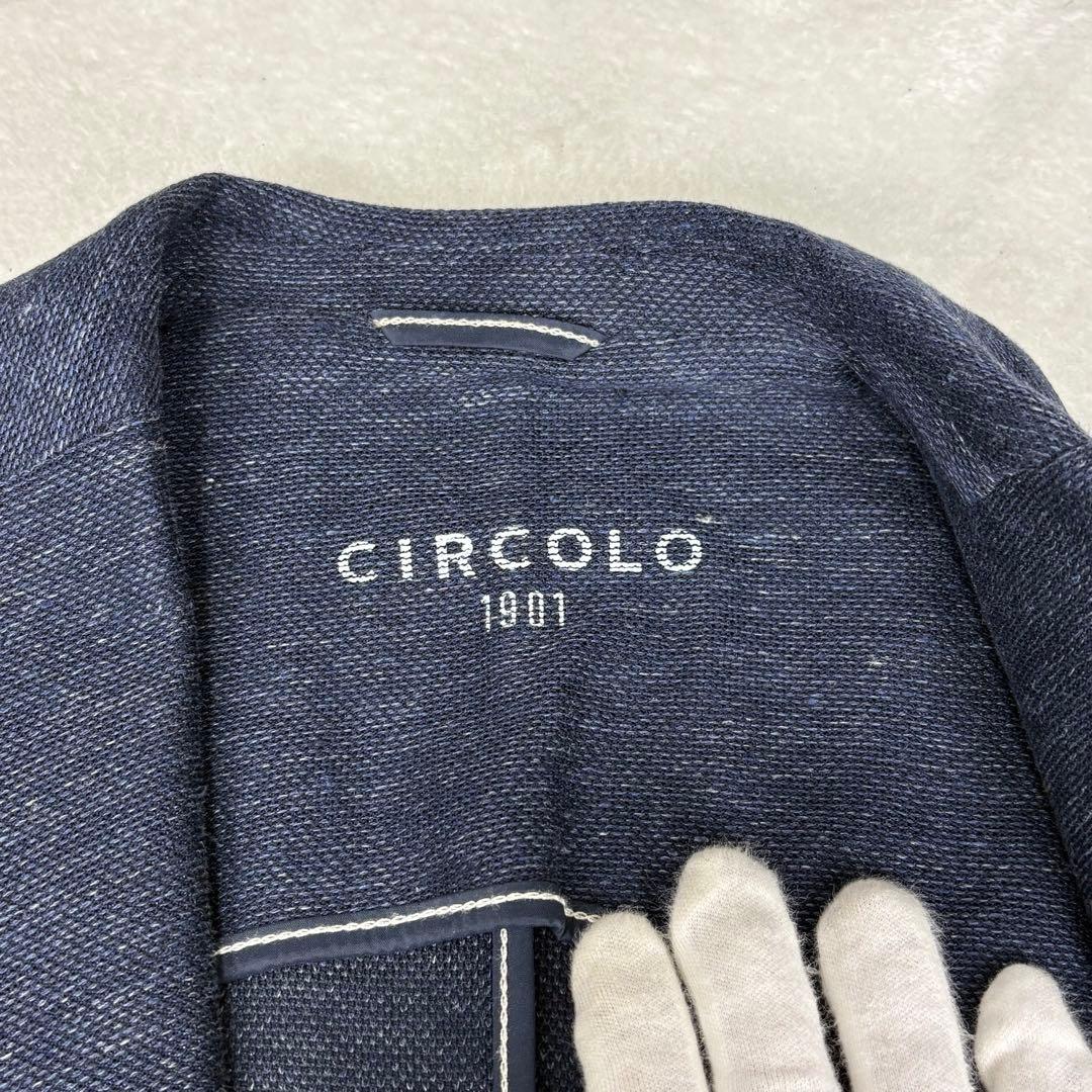 CIRCOLO1901 ラルディーニ　ジャージージャケット リネン 46