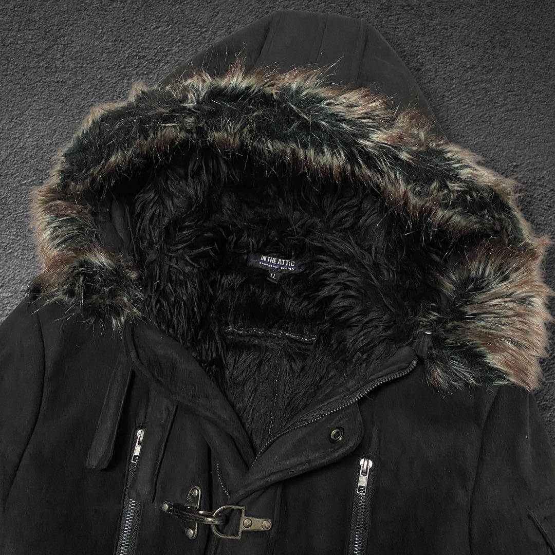 ジャケット・アウター in the attic fur hooded fireman jacket