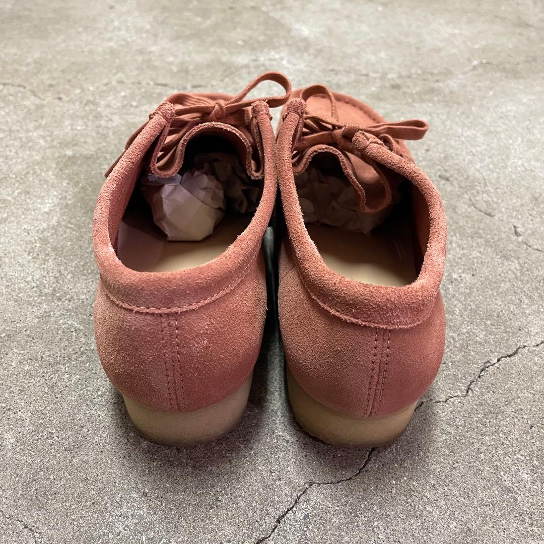 靴 Clarks Wallabee Terracotta Suede 27.5cm