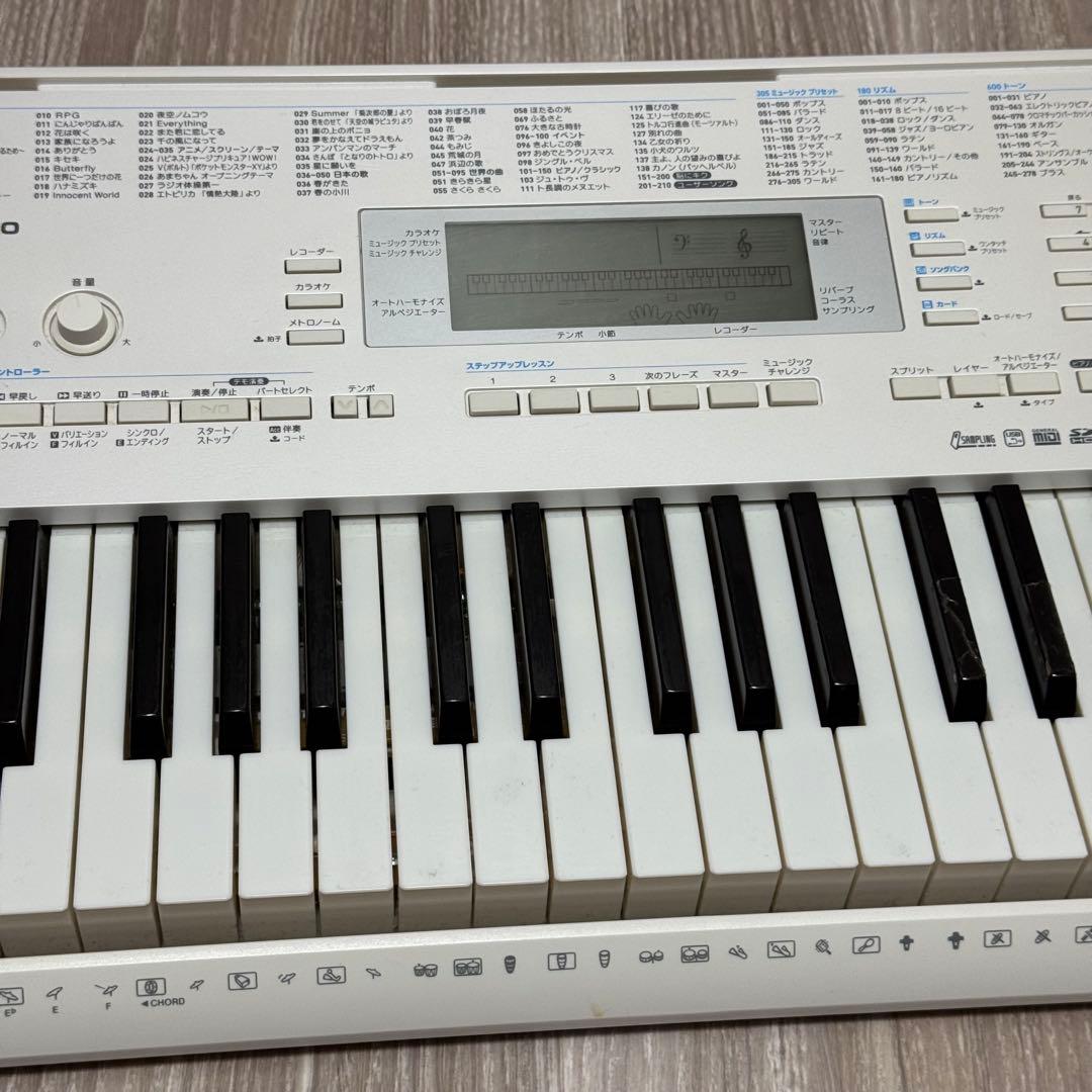 CASIO lk-221 61鍵 ホワイト