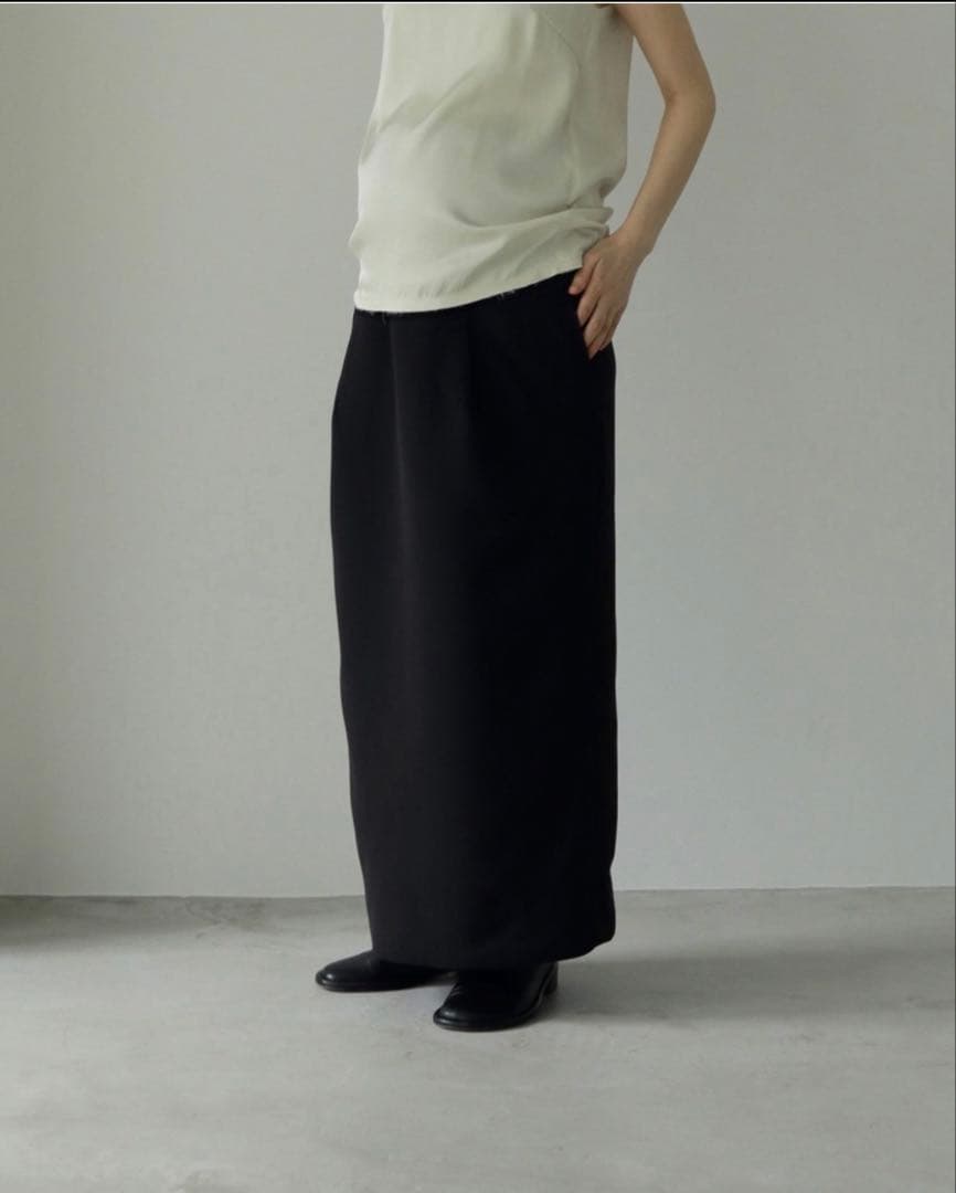 【Reha. ／anuke】Tuck Maxi Skirt