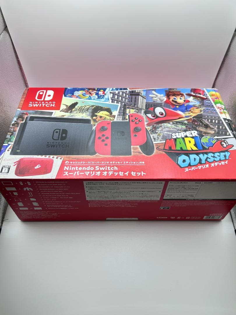Nintendo Switch 本体 マリオオデッセイ 動作確認済 #126
