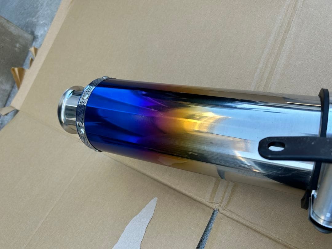 【値下げ】セロー250　マフラー SS300　チタン BEAMS　ビームス