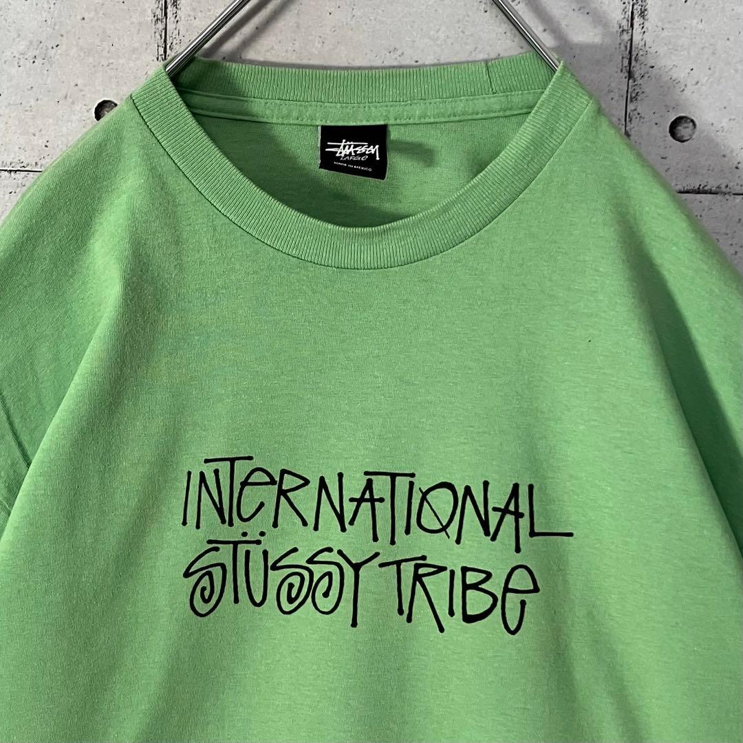 鬼レア ☆ ステューシー キャラクター バックプリント Tシャツ L メキシコ製