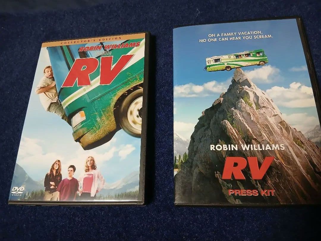 映画「RV」ロビン・ウィリアムズ実着用衣装、DVD&プレスキット