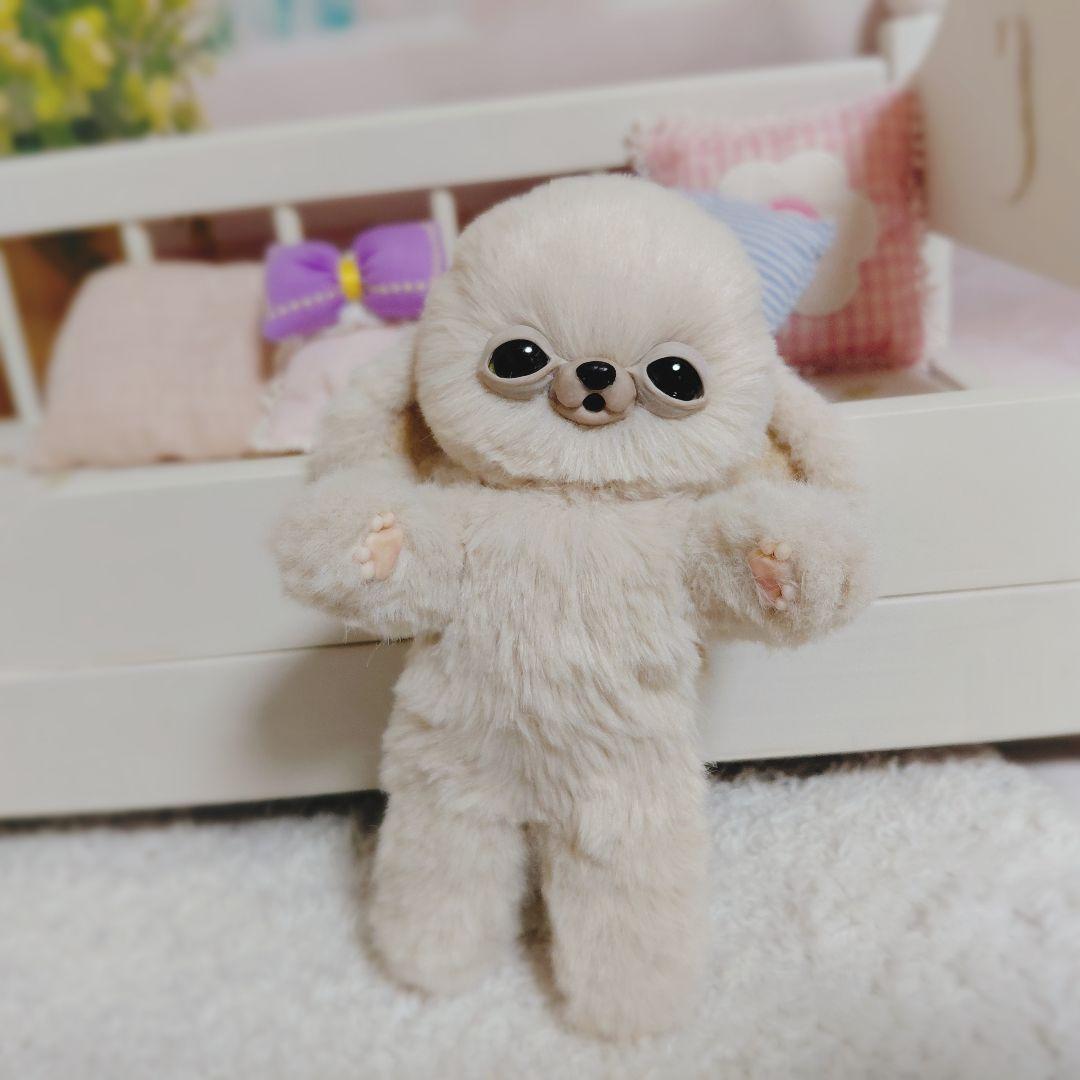 チワボボちゃん①　おしゃぶり付き　アートドール　ぬいぐるみ