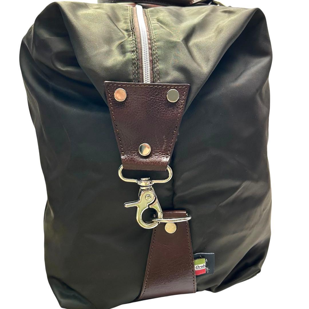 美品　Orobianco オロビアンコ ボストンバッグ　2way 旅行　大容量