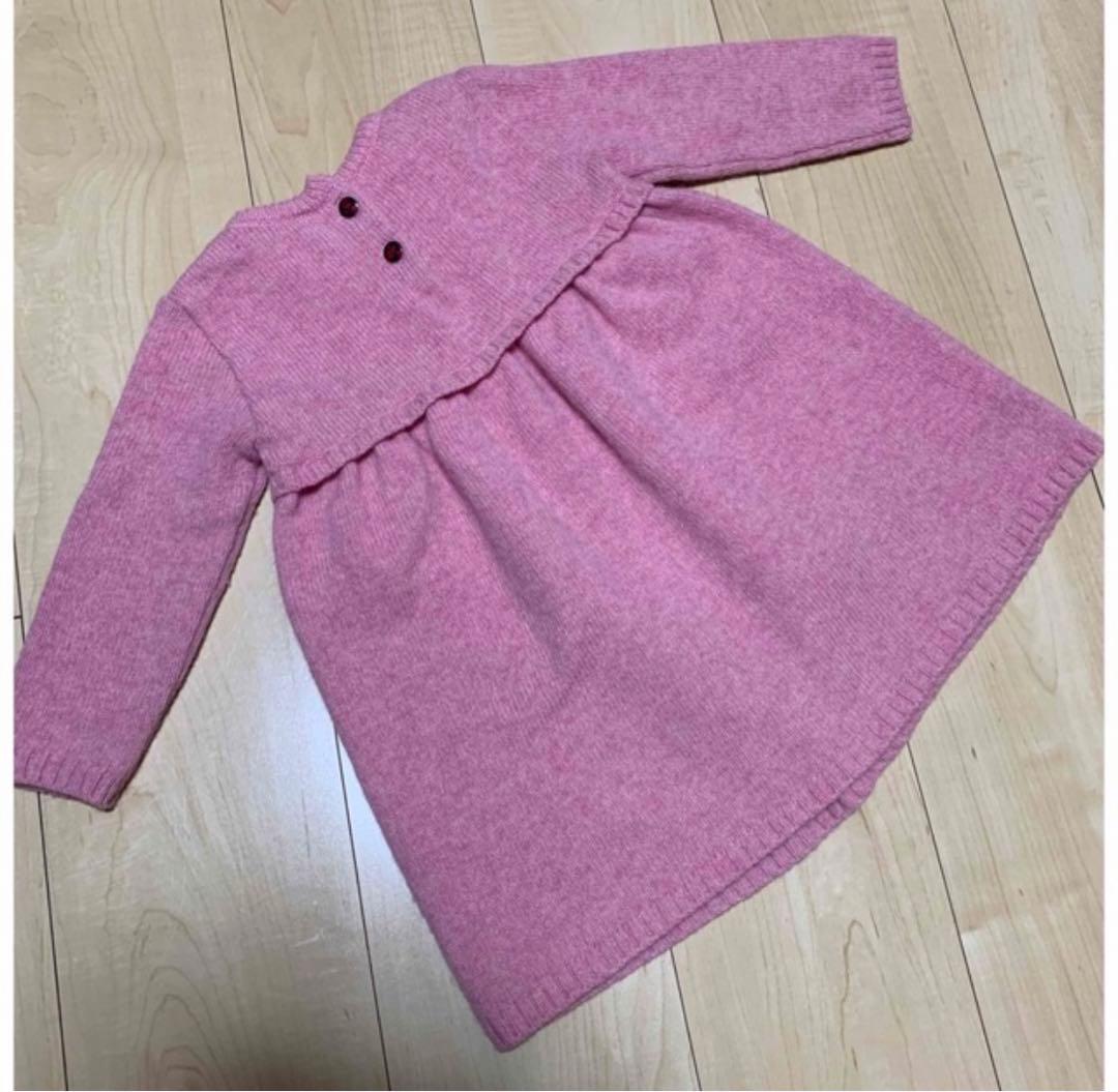 シーちゃん　ファミリア　うさぎニットワンピース