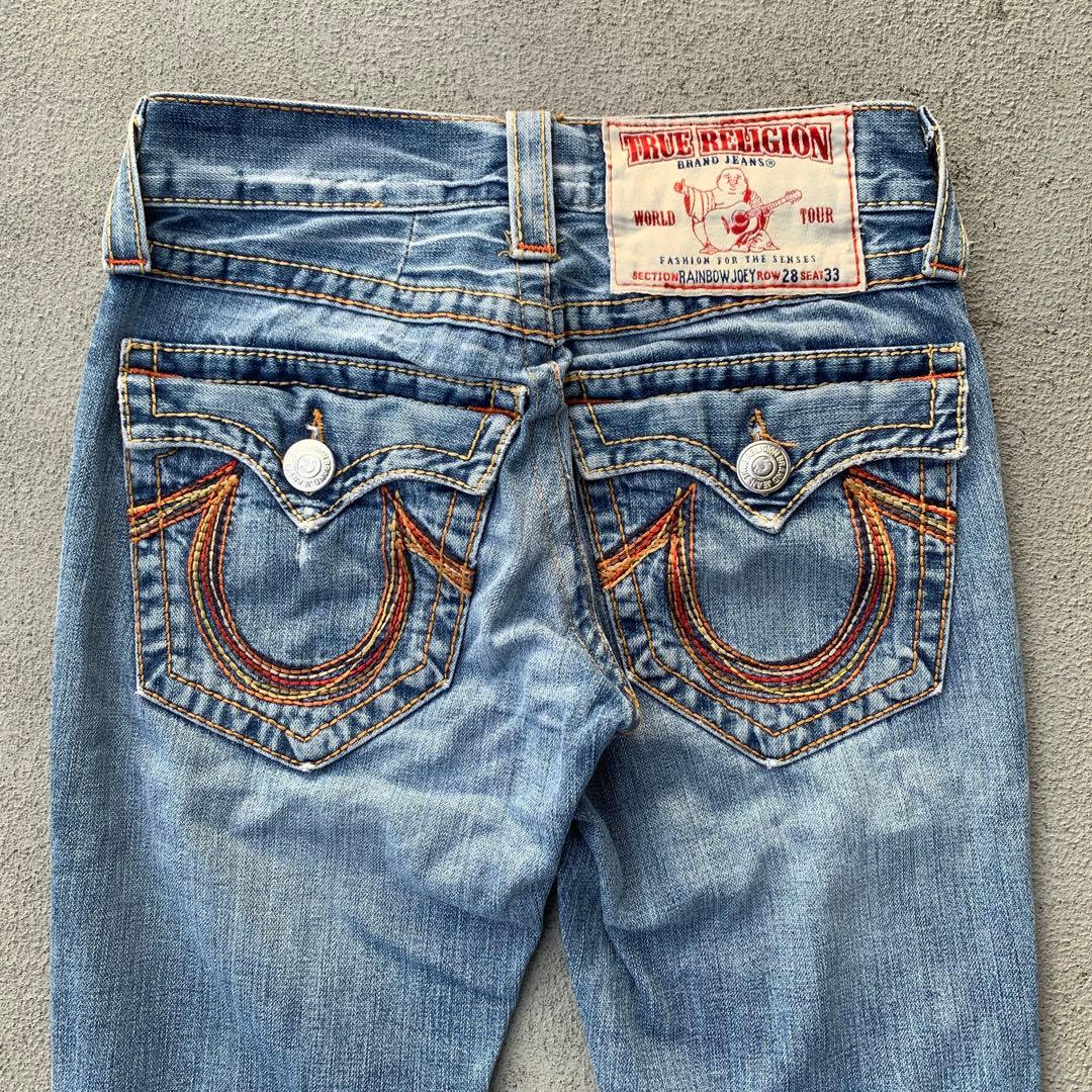 TRUE RELIGION RAINBOW JOEY フレアデニム W28