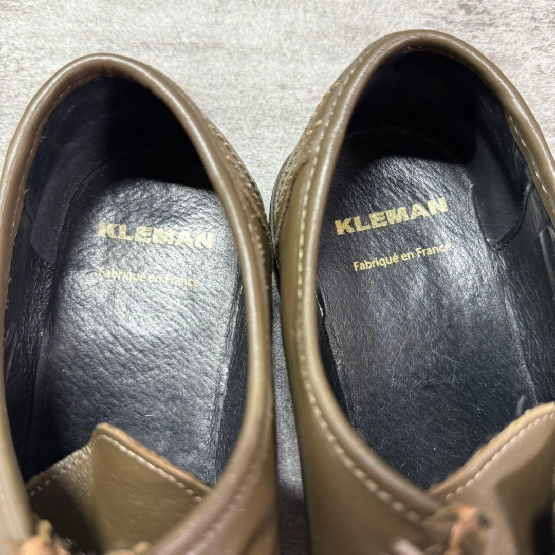 【美品】KLEMAN PADRE パドレ チロリンアンシューズ カーキ 41