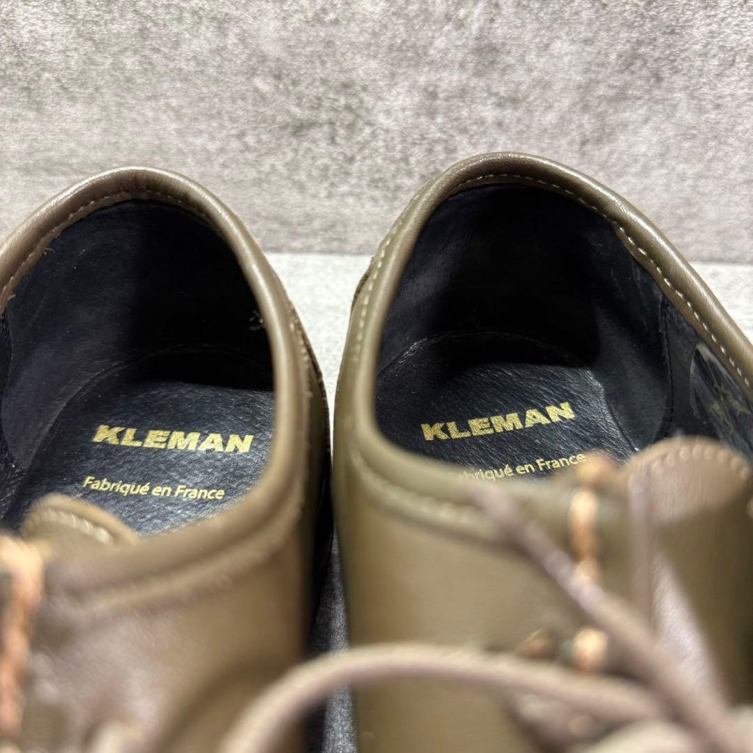 【美品】KLEMAN PADRE パドレ チロリンアンシューズ カーキ 41