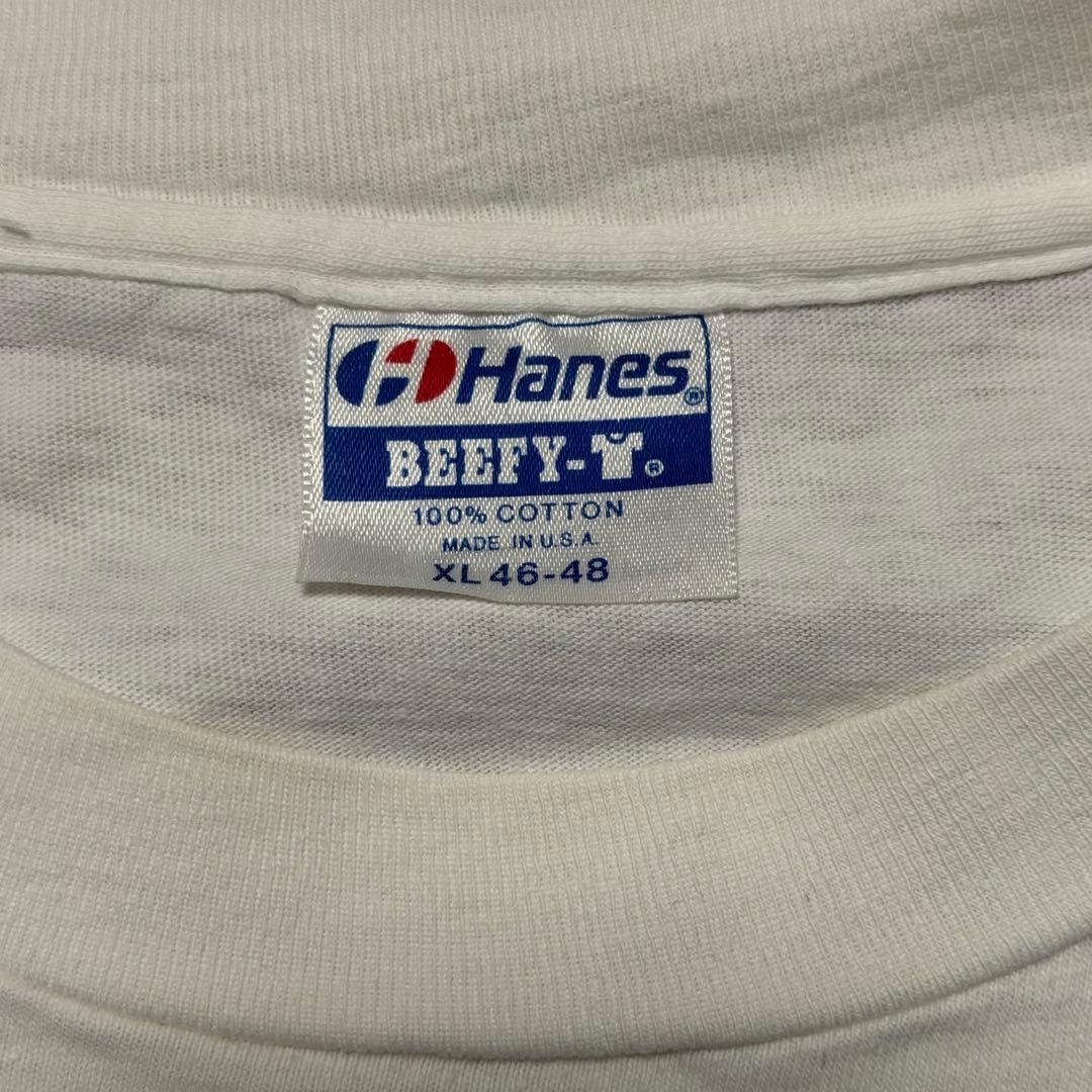 80sナポレオン偉人ヴィンテージTシャツ Hanesフォトアートムービー映画