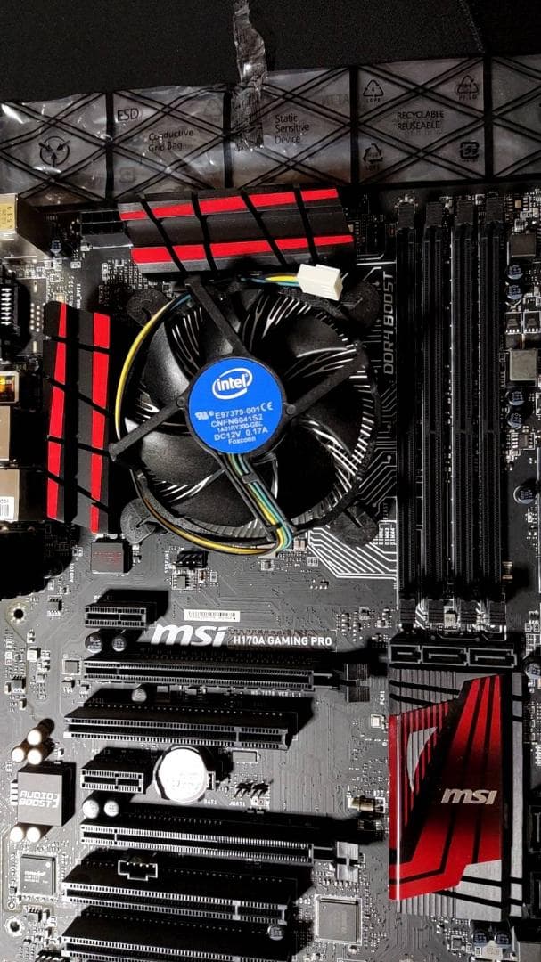 H170A ＆ i7 6700 ＆ リテールクーラー