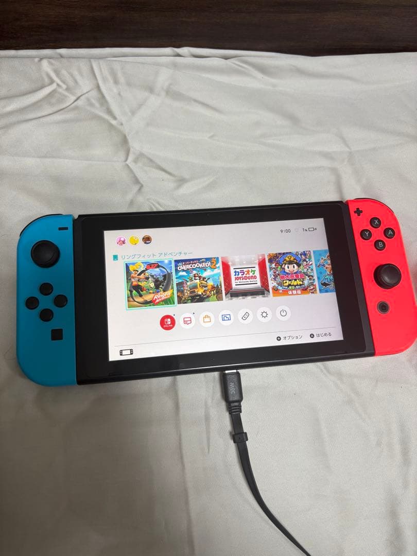 Nintendo Switch 本体 ネオンレッド/ネオンブルー　動作確認済み
