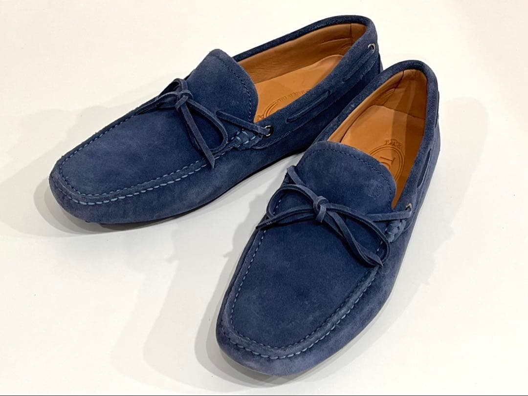 h329 美品　TOD'S トッズ　ゴンミーニ　ドライビングシューズ　メンズ5A