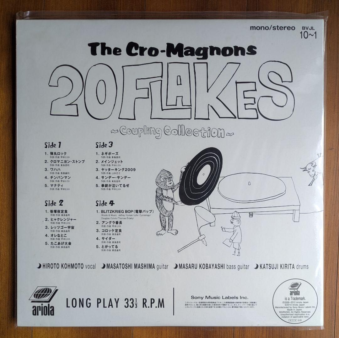 クロマニヨンズ 20 FLAKES レコード　ブルーハーツ　ハイロウズ