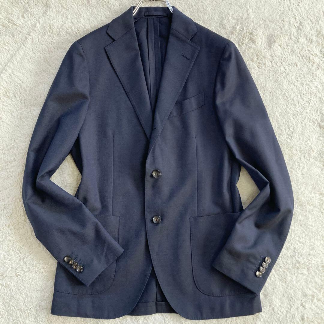 LARDINI　テーラードジャケット　サマーウール　モヘヤ　シルク　イタリア製