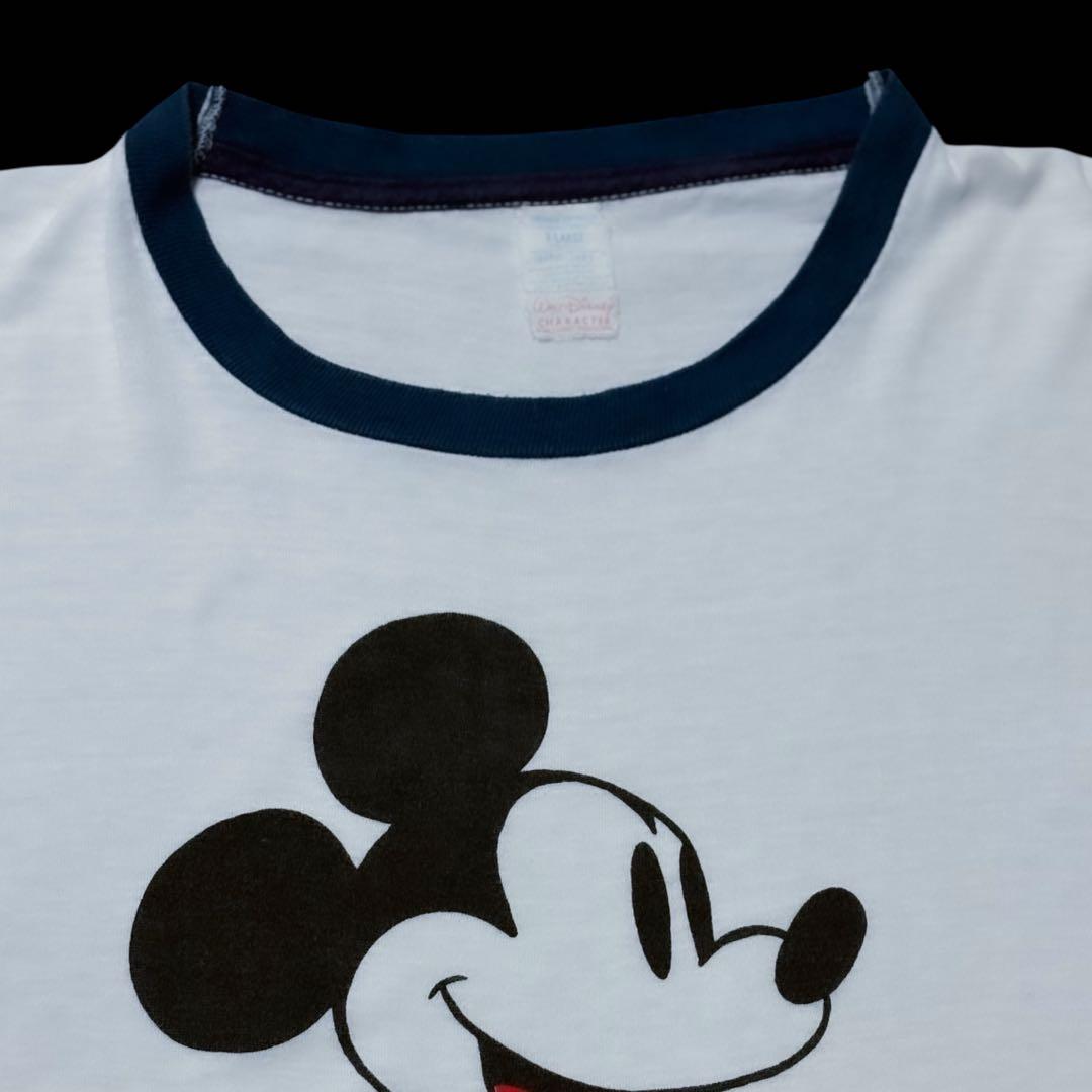 W.ウィルバーフォースさま専用70s Disney 白足 ミッキーUSA製 XL