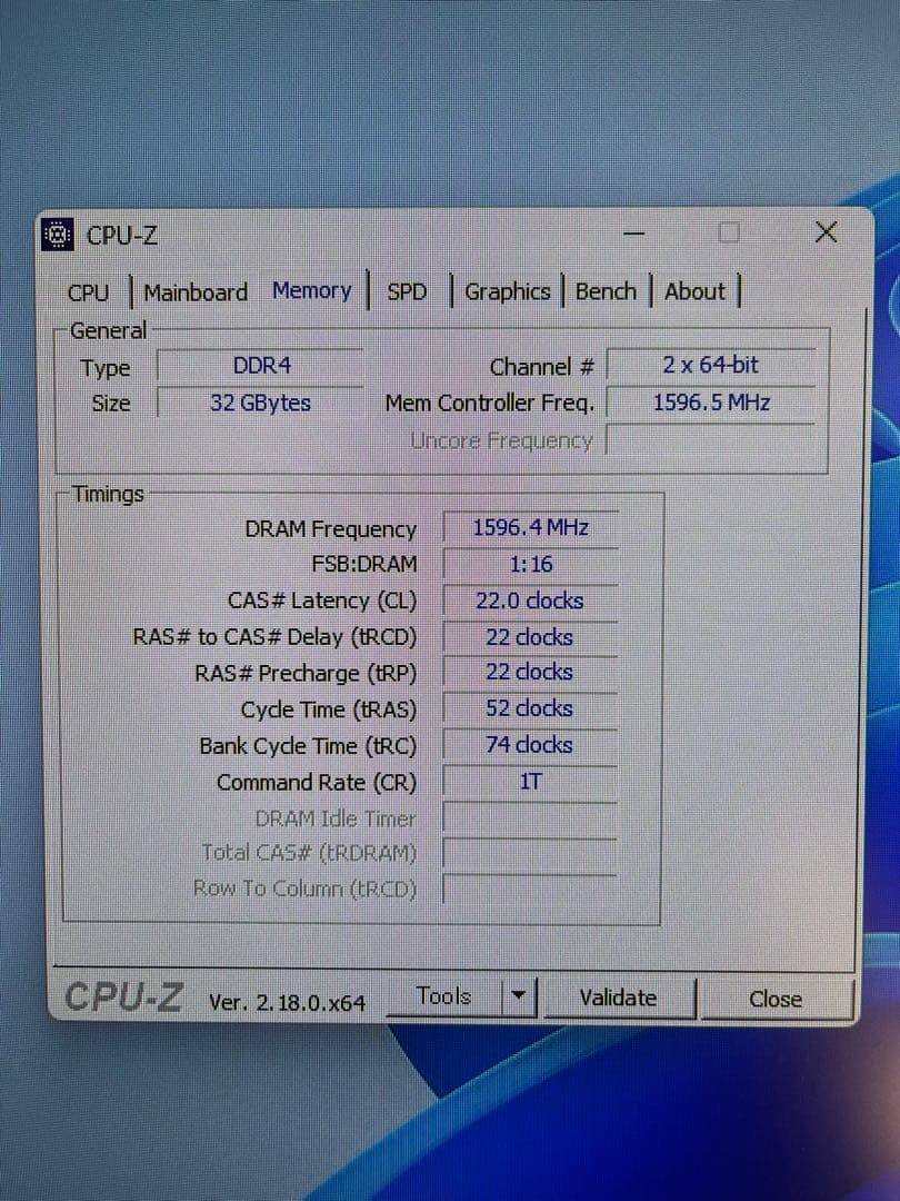 CFD DDR4 3200 W4U3200CS-16G 16G×2枚