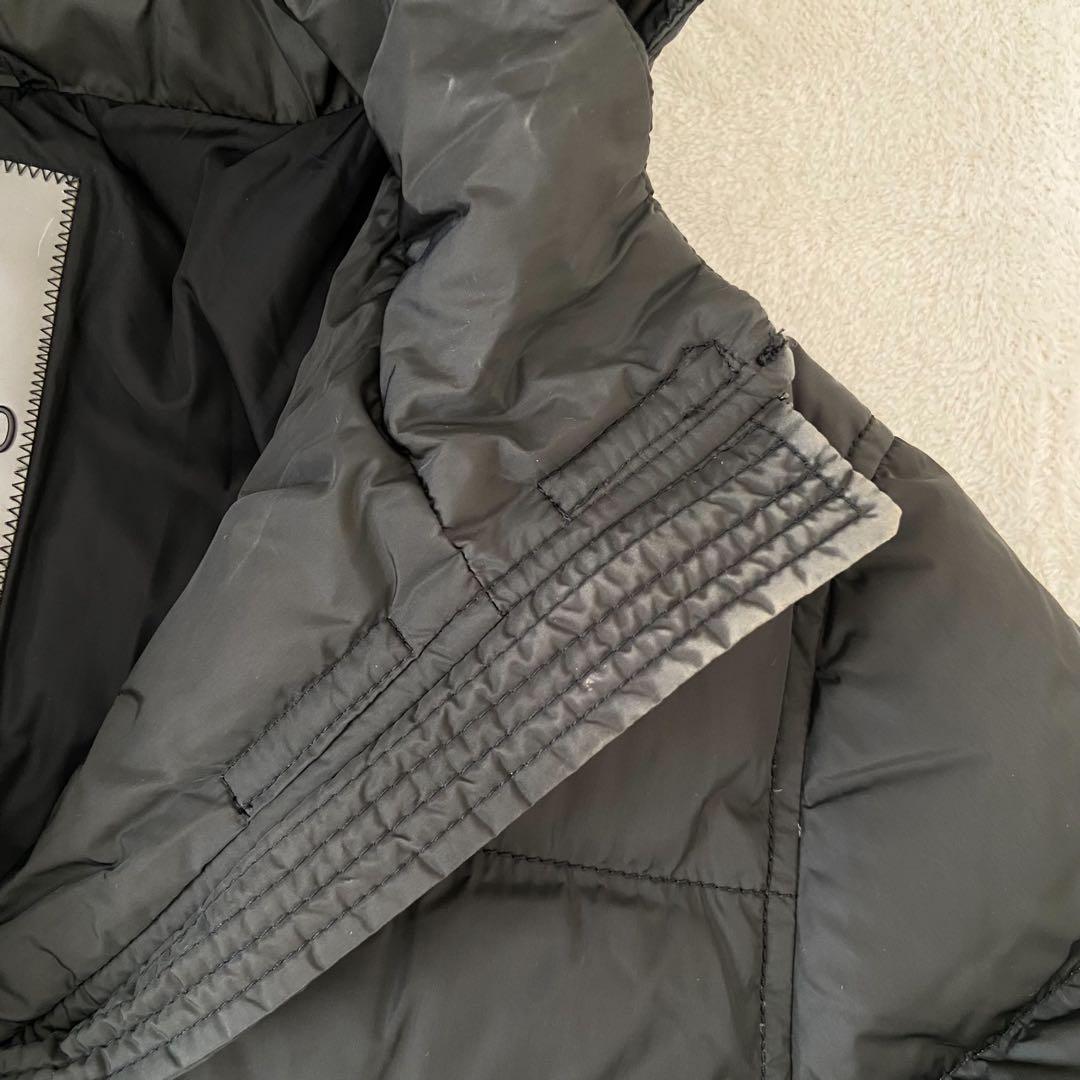 希少着丈118cm PRADA SPORTS ベンチコート　ダウン　黒 美品