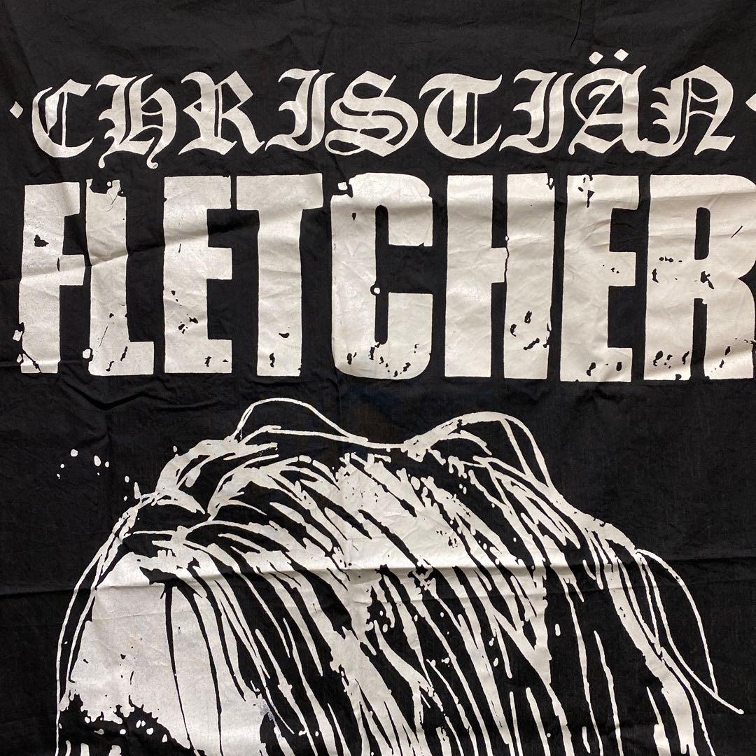 ✳️クリスチャンフレッチャー　黒布旗オーナメント　黒　非売品