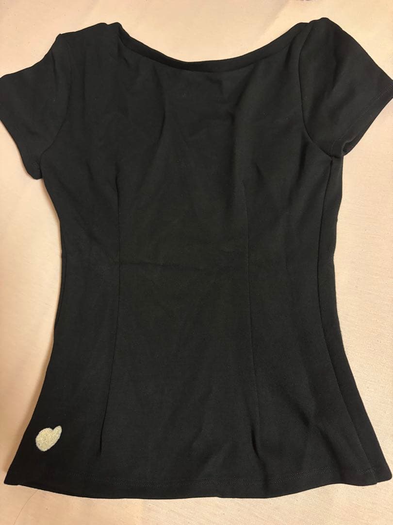 ANDMARY Mary logo tops black アンドマリー トップス