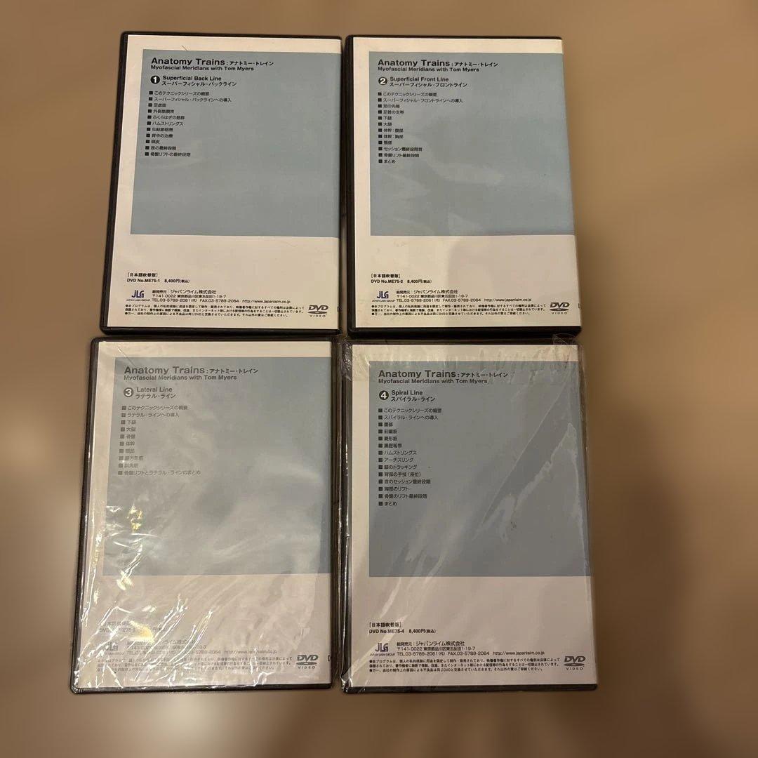 Anatomy Trains アナトミートレイン DVDセット