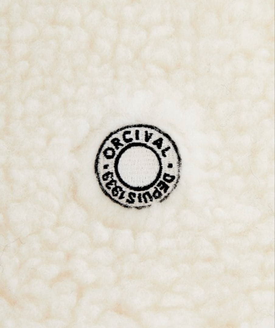 新品タグ付き ORCIVAL オーシバル ボア差し込み マフラー アイボリー