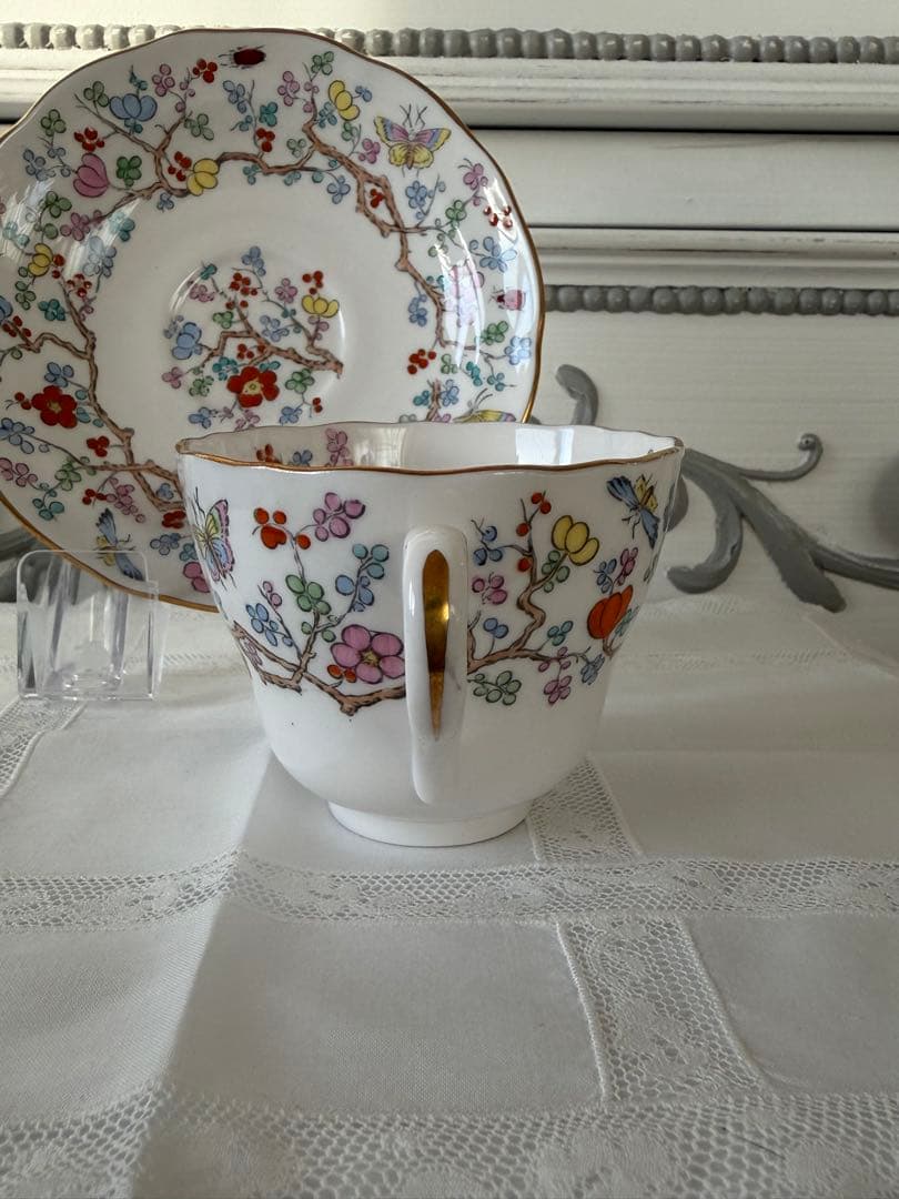 希少 美品◆スポード シャンハイ カップ＆ソーサー Spode SHANGHAI