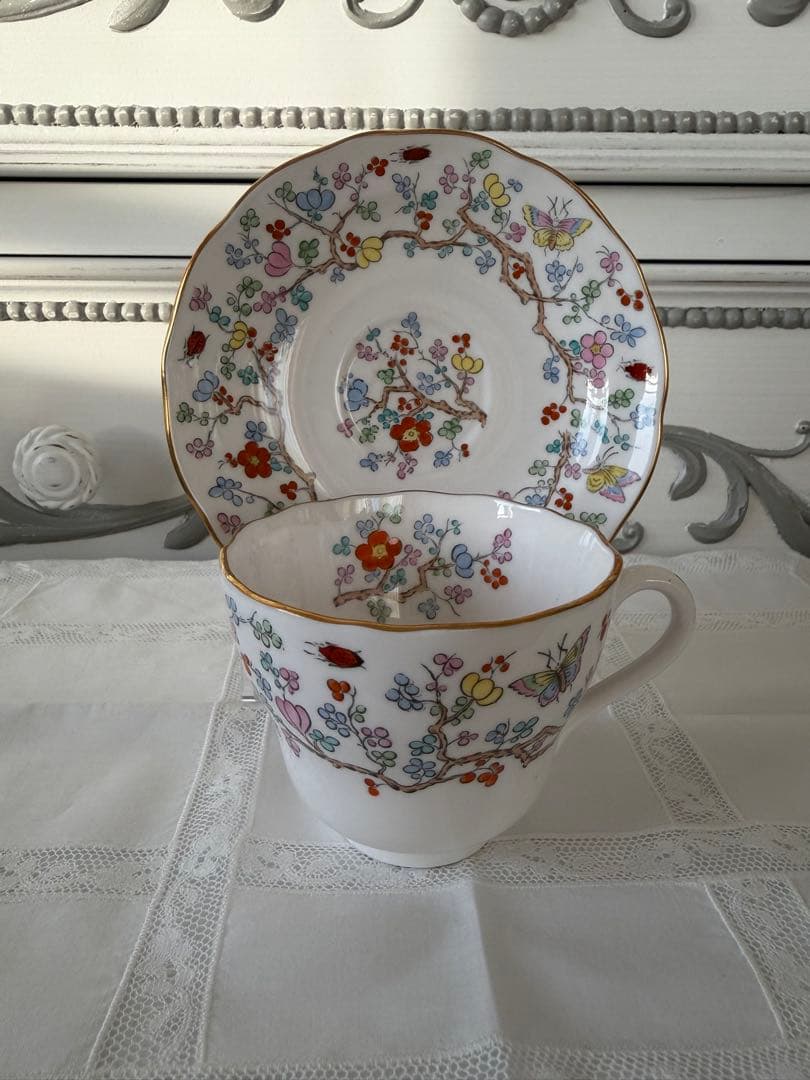 希少 美品◆スポード シャンハイ カップ＆ソーサー Spode SHANGHAI