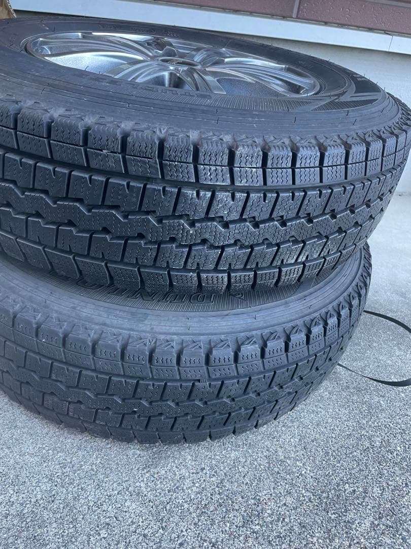 8 DUNLOP 165/R13 LT 6PR 2021年製 スタッドレス