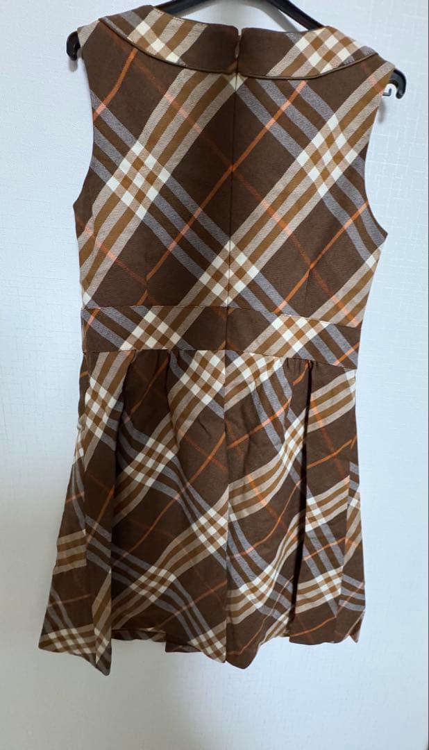 Burberry Blue Label 膝丈ワンピース ブラウン38 美品