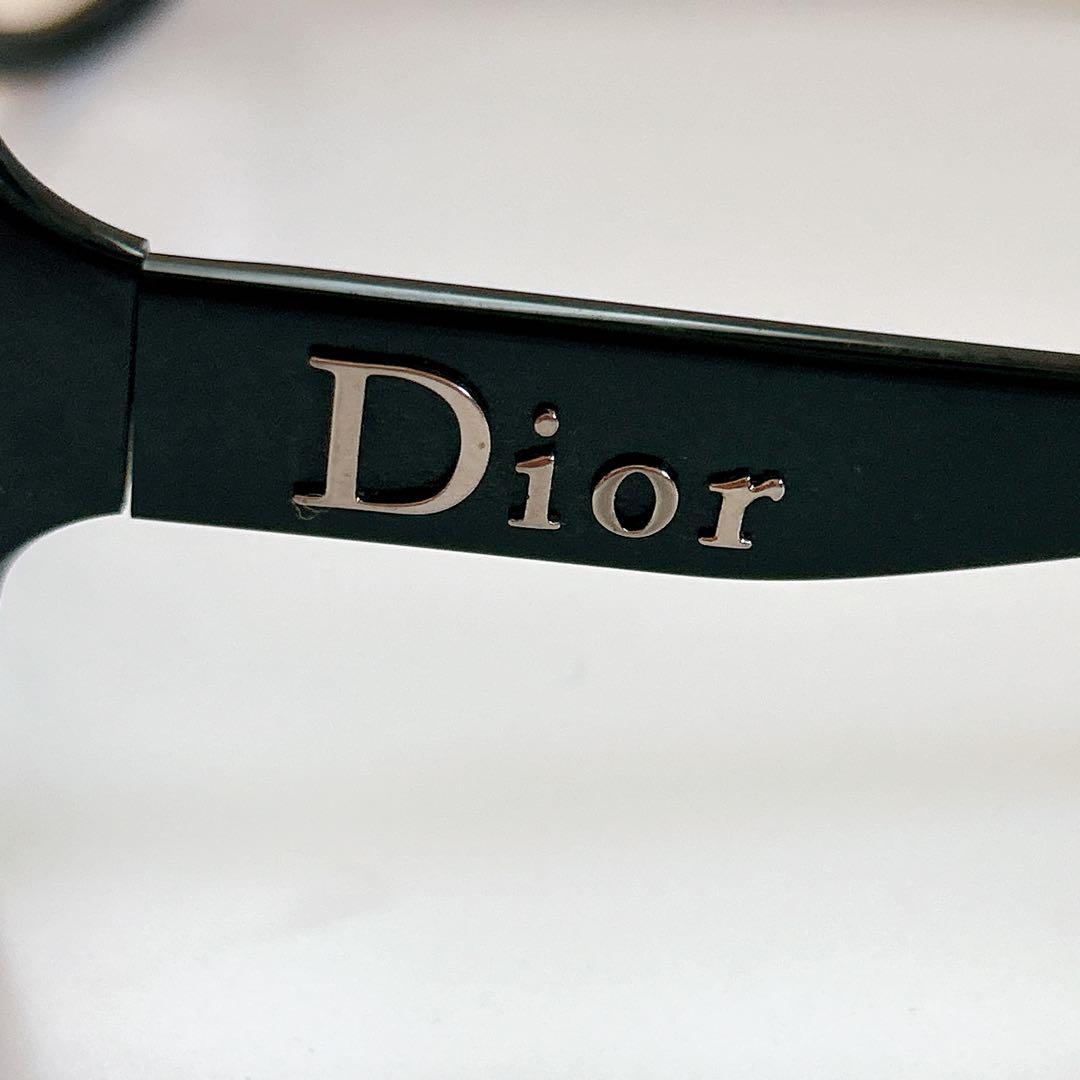 クリスチャンディオール Dior サングラス　GLOSSY ブラック　大ぶり