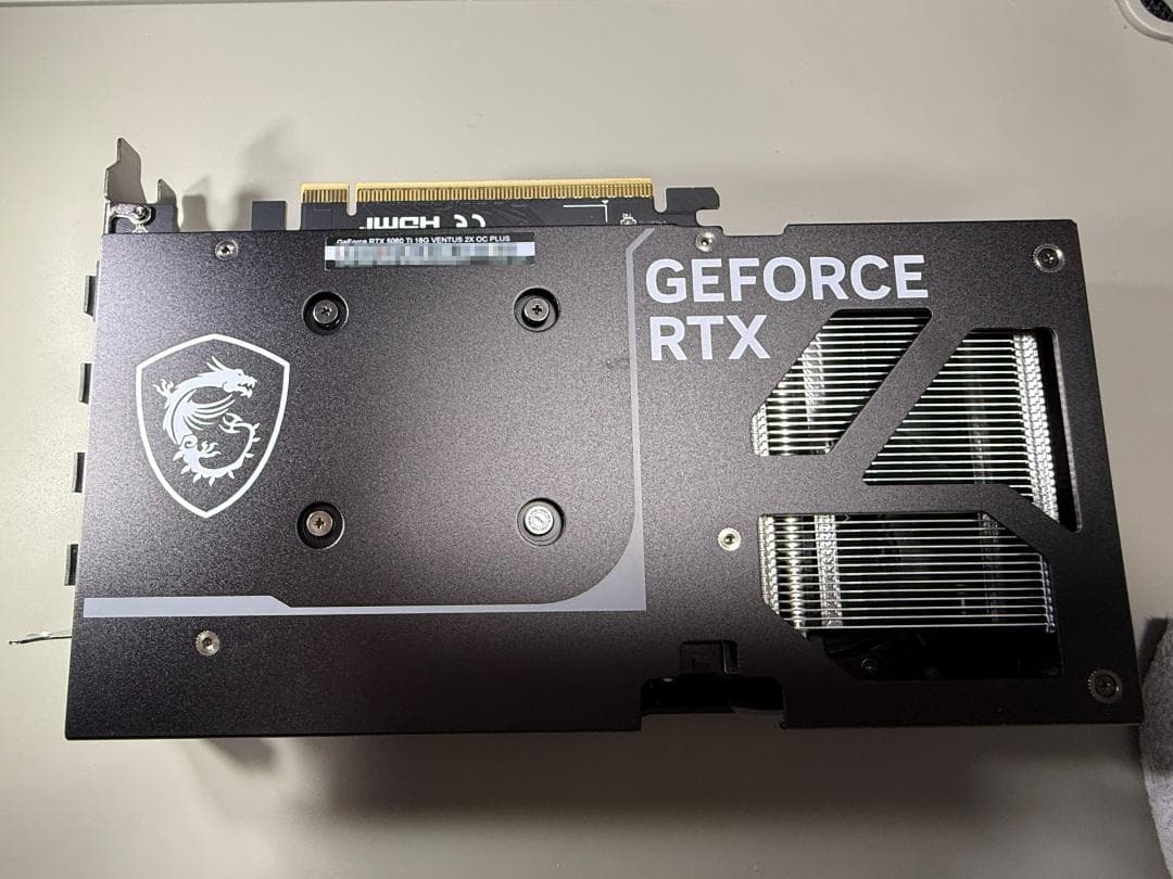 ※最終値下げ※　MSI RTX 5060 Ti 16G VENTUS OC