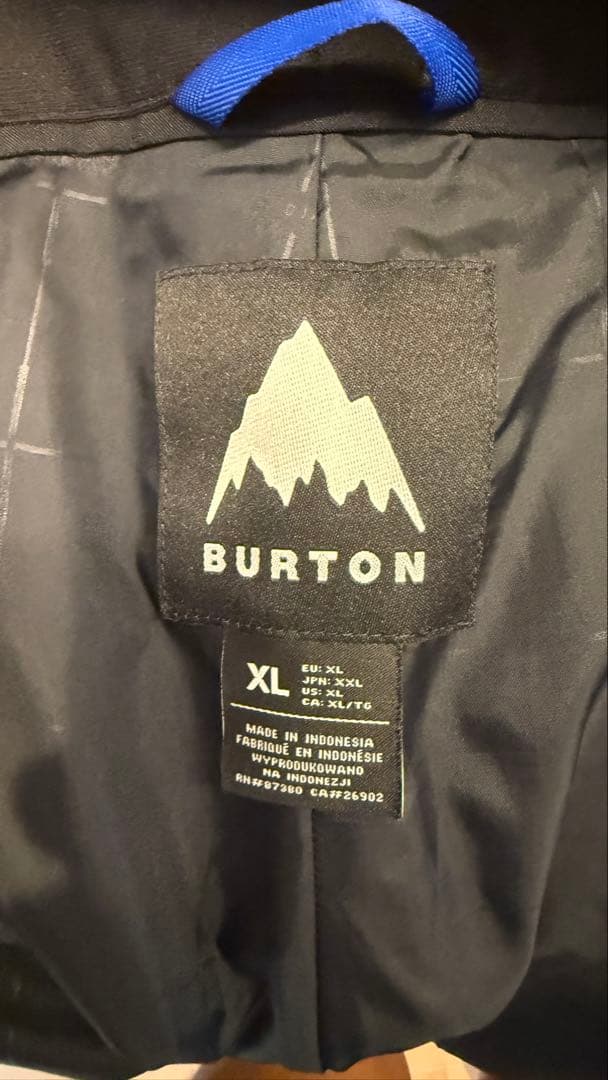 BURTON dial ビブパンツ US/XL TrueBlack 黒