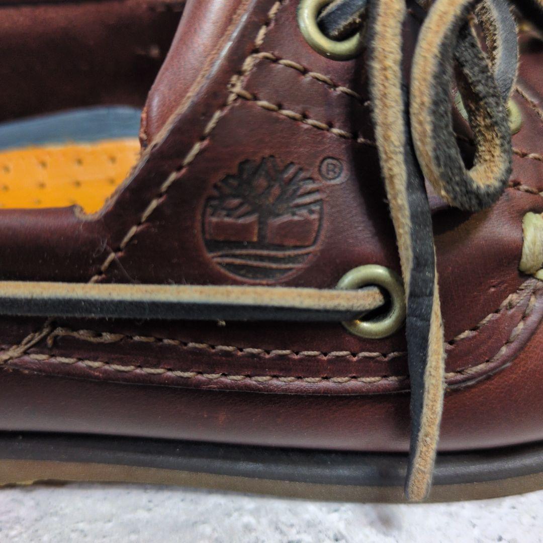 Timberland ティンバーランド 3eyeデッキシューズ バーガンディ26